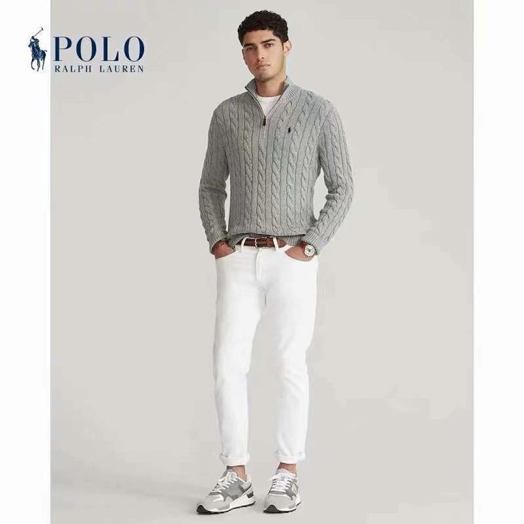 Polo Ralph Lauren Cable-Knit Cotton Quarter-Zip Sweater · 6135 — תמונה 5