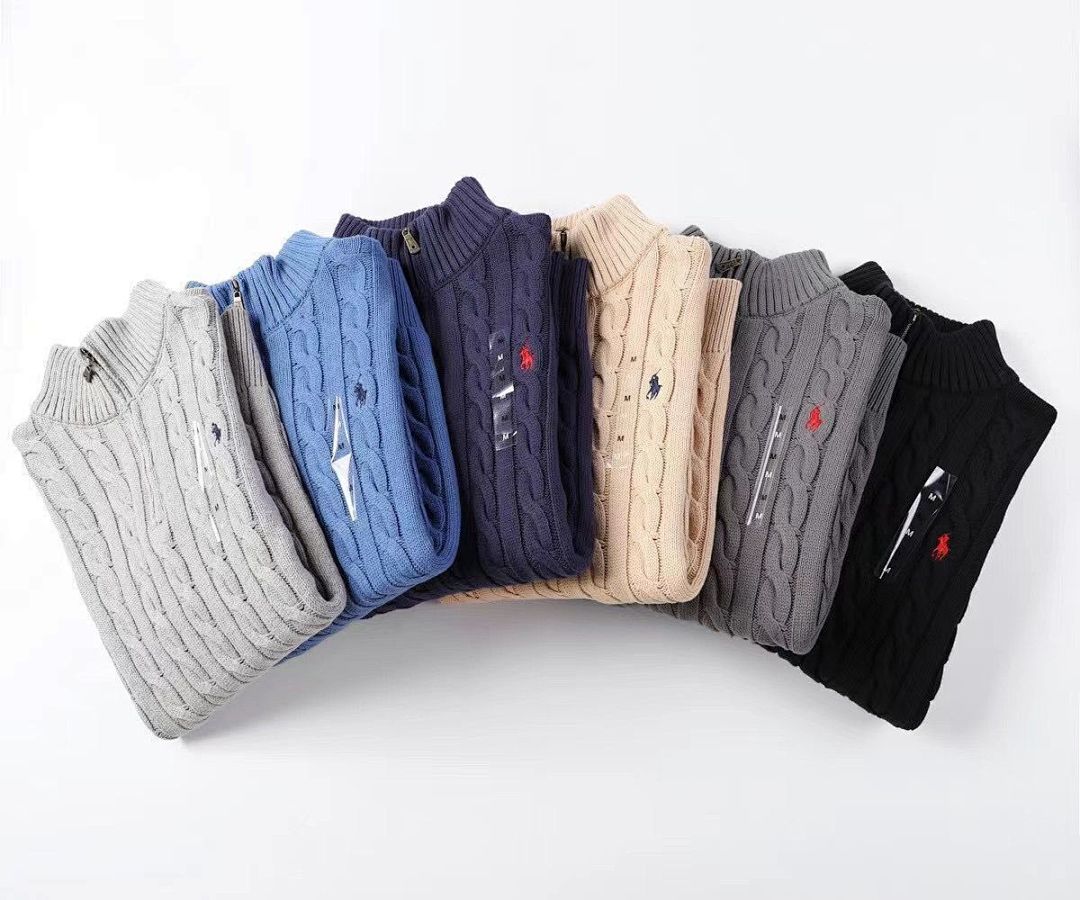 Polo Ralph Lauren Cable-Knit Cotton Quarter-Zip Sweater · 6135 — תמונה 6