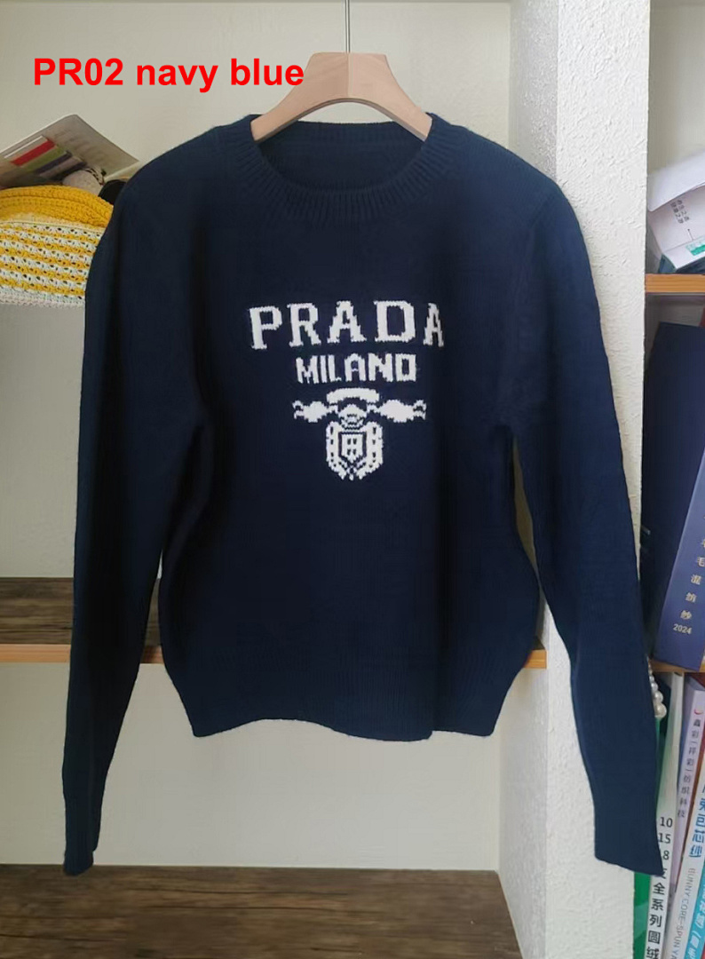 Prada Logo Crew-neck Sweater · A2709 — תמונה 3