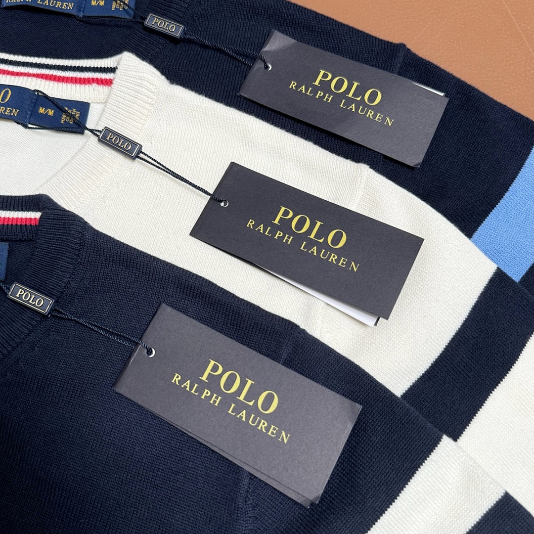 Ralph Lauren Striped Cable-Knit Cotton Sweater · A2142 — תמונה 10