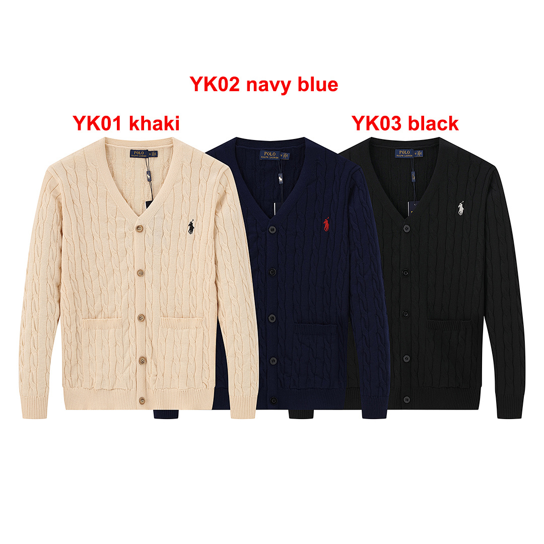 Ralph Lauren Cable-Knit Cotton Cardigan · A2797