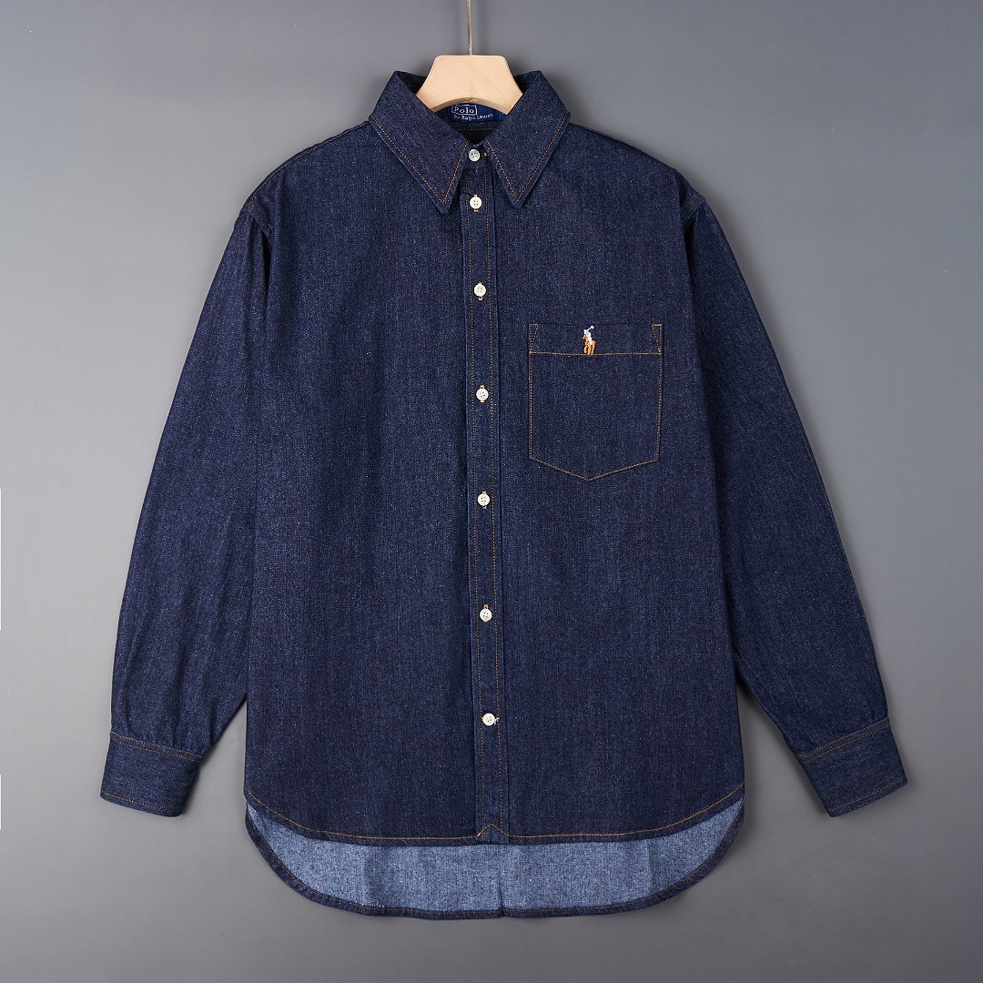 Polo Ralph Lauren The Big Cotton Denim Shirt · A3466