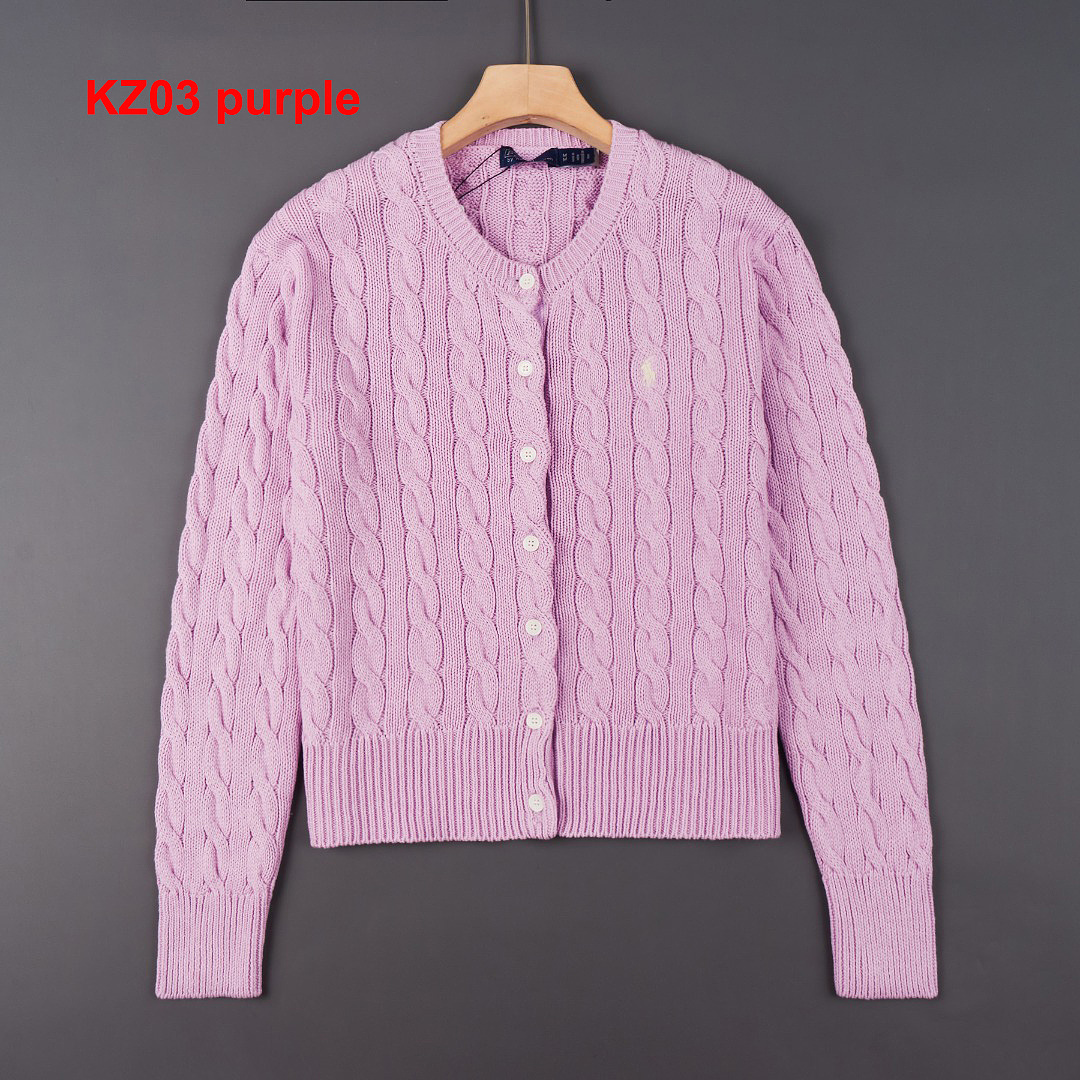 Polo Ralph Lauren Cable Knit Cotton Crewneck Cardigan · A3429 — תמונה 21