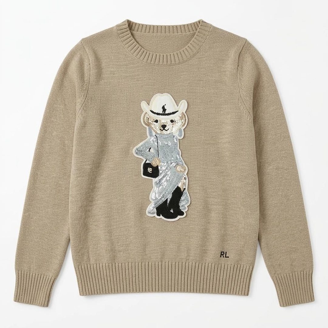 Ralph Lauren Polo Bear Cotton Crewneck Sweater · A3396 — תמונה 49
