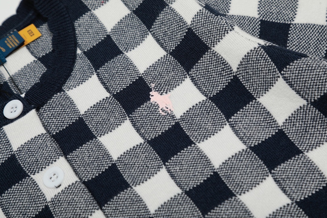 Polo Ralph Lauren Gingham Cotton Cardigan · A2341 — תמונה 19