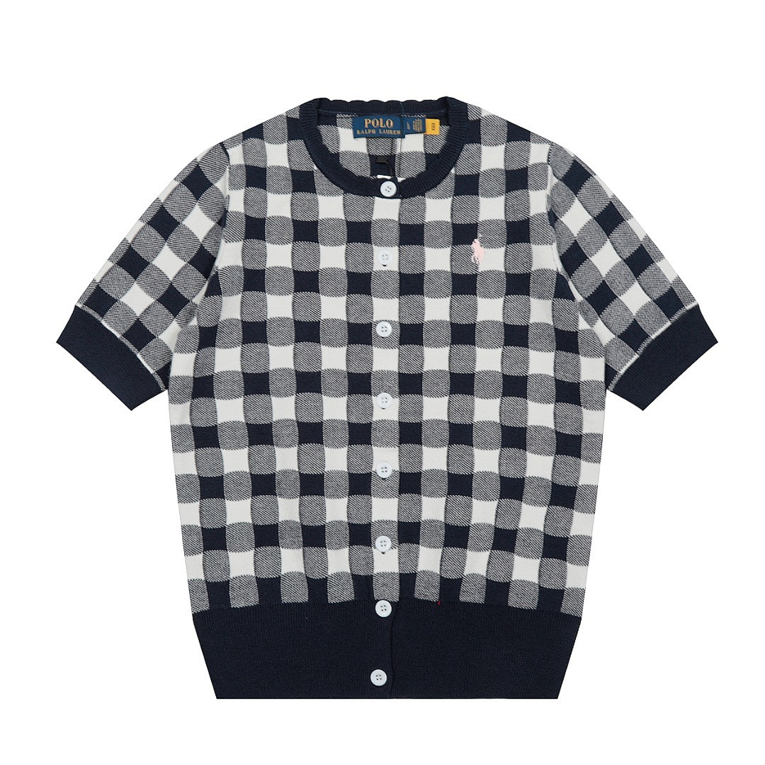 Polo Ralph Lauren Gingham Cotton Cardigan · A2341 — תמונה 23