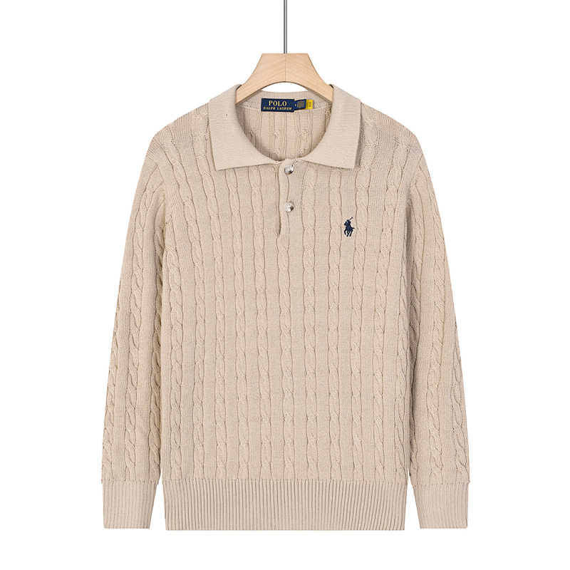 Ralph Lauren Cable-Knit Cotton Polo Sweater · A2569 — תמונה 13