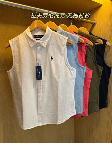 Ralph Lauren Sleeveless Oxford Shirt · A2259