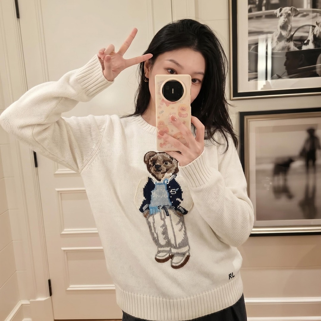 Ralph Lauren Polo Bear Cotton Crewneck Sweater · A3396 — תמונה 38