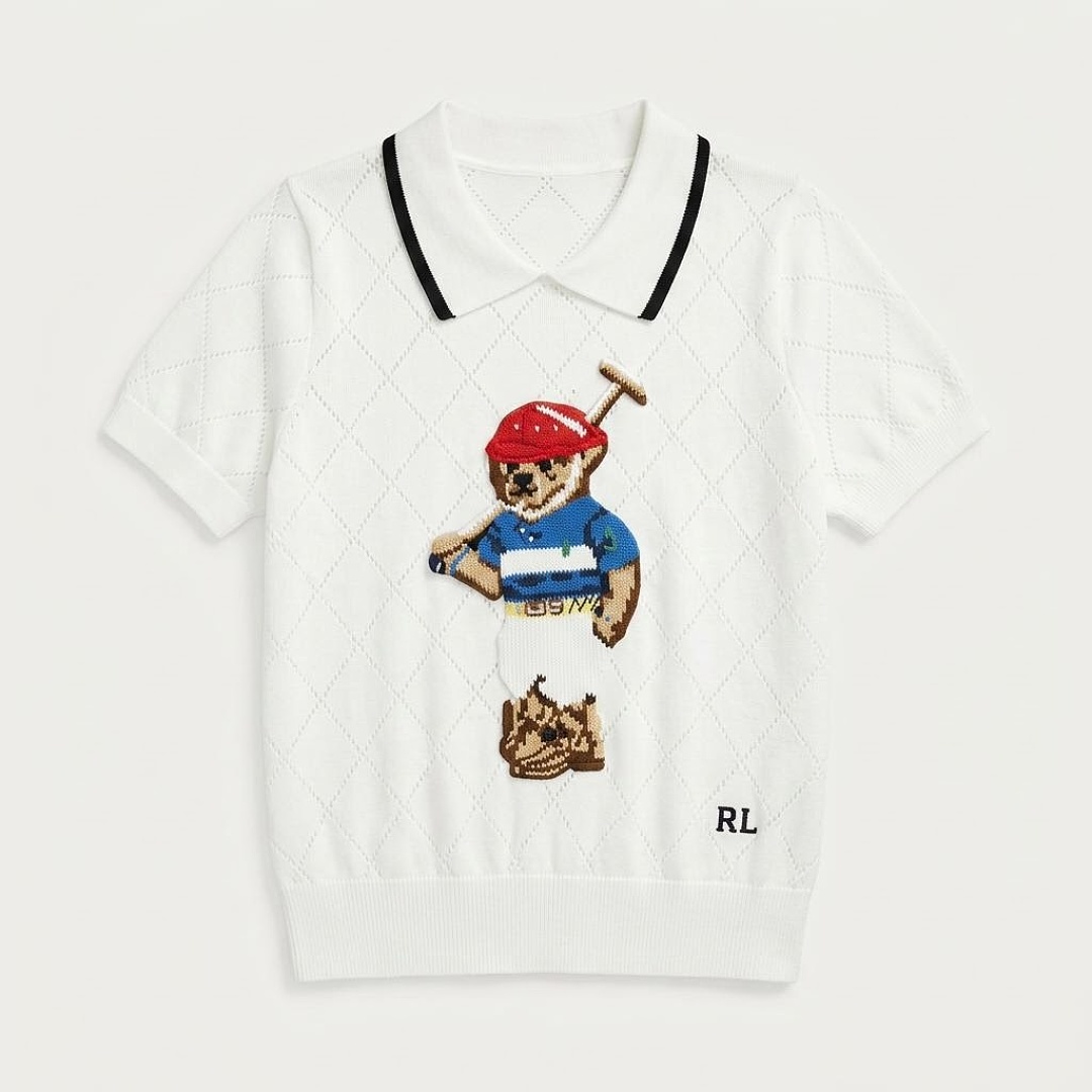 Ralph Lauren Polo Bear Jersey T-Shirt · A3395 — תמונה 18