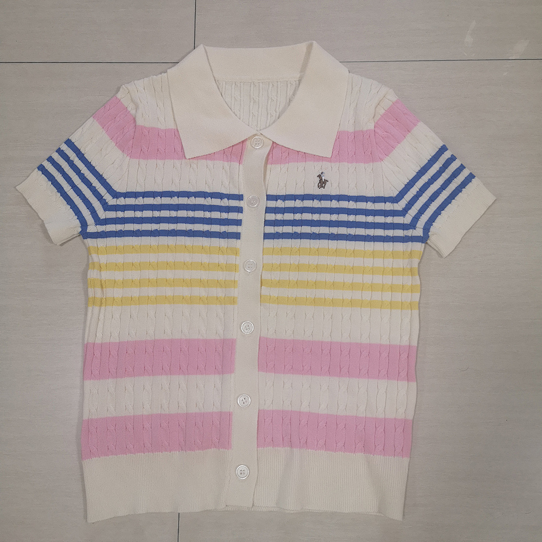 Ralph Lauren Stripe Cable-Knit Polo Set · A2377 — תמונה 15