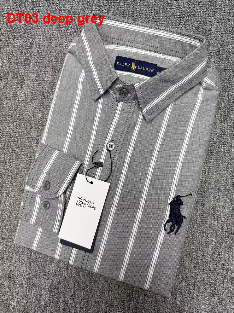 Ralph Lauren Classic Fit Stripe Cotton Broadcloth · A3158 — תמונה 8