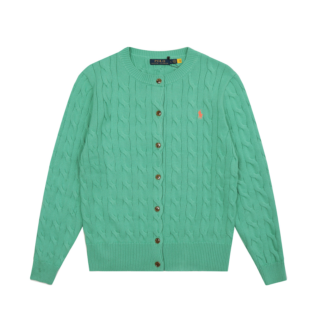 Ralph Lauren Cable Knit Cotton Cardigan · A3415 — תמונה 20