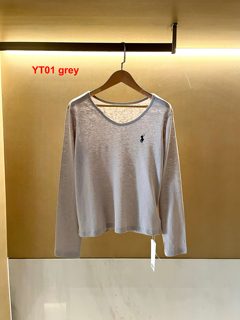 Ralph Lauren Shrunken Fit Jersey Long-Sleeve Tee · A3136 — תמונה 15