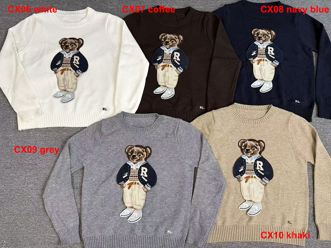 Ralph Lauren Polo Bear Cotton Crewneck Sweater · A3396 — תמונה 91