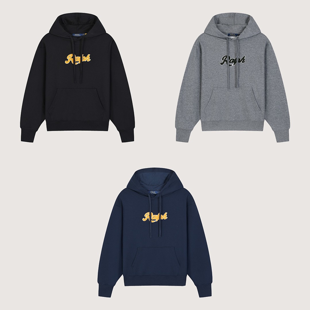 Polo Ralph Lauren RL Fleece Logo Hoodie · A2541 — תמונה 12