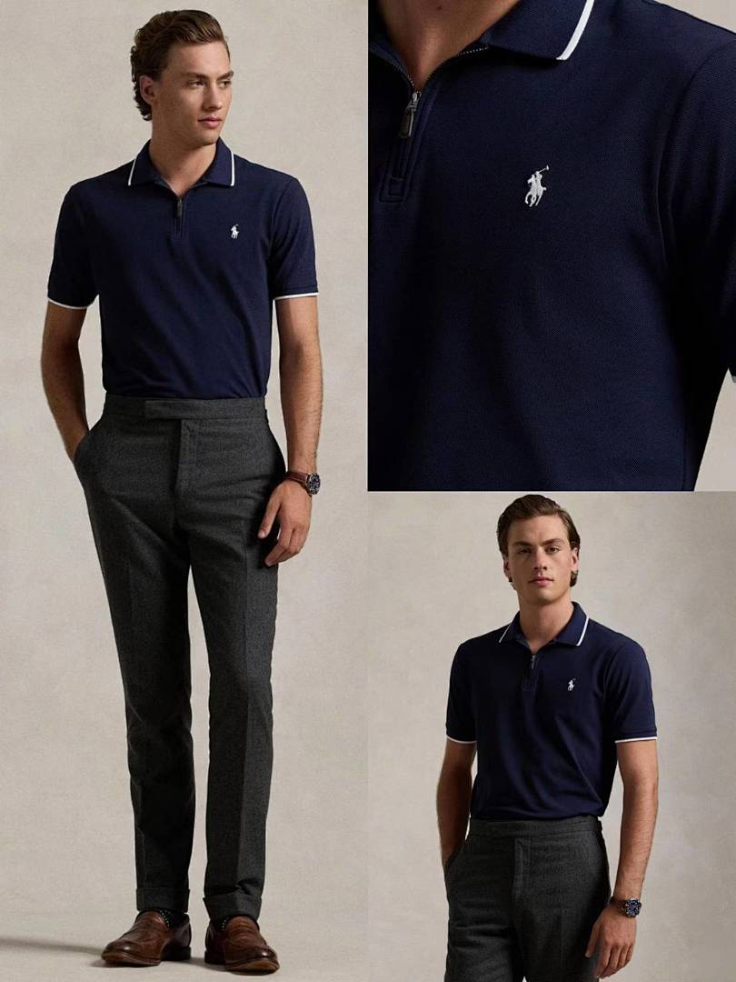 Ralph Lauren Classic Fit Mesh Polo Shirt · A2981 — תמונה 5