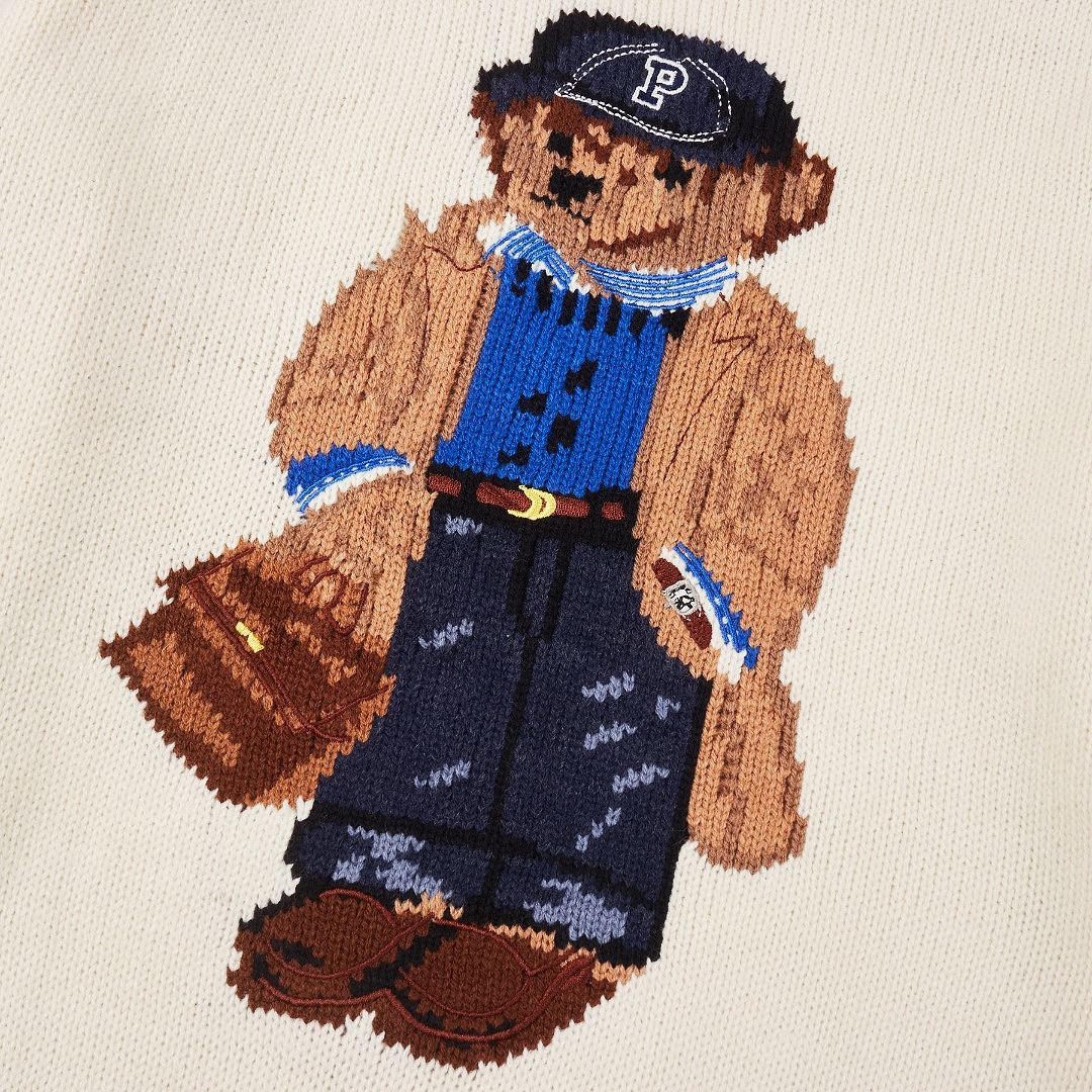 Ralph Lauren Polo Bear Cotton Crewneck Sweater · A3378 — תמונה 18