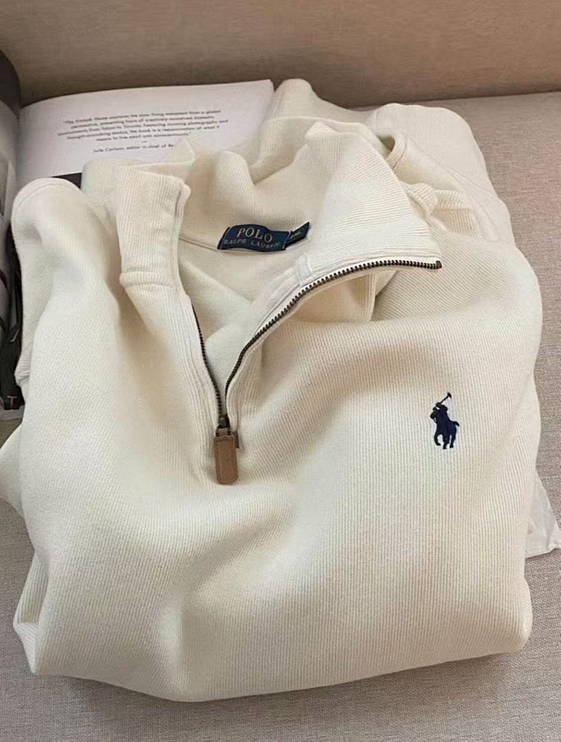 Ralph Lauren Estate Rib Half-Zip Pullover · A2555 — תמונה 8