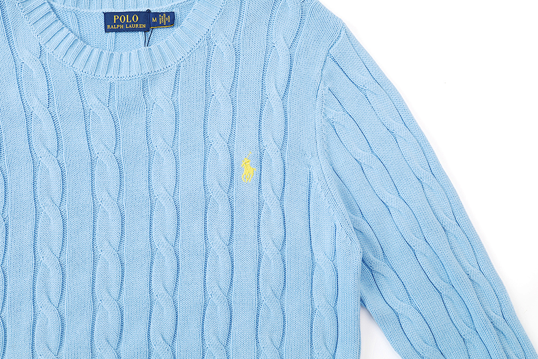 Polo Ralph Lauren Cable Knit Crewneck Sweater · A2819 — תמונה 15