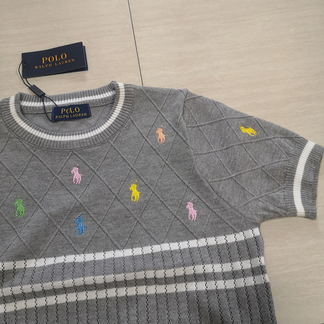 Ralph Lauren Multicolor Pony Knit Top · A2380 — תמונה 7