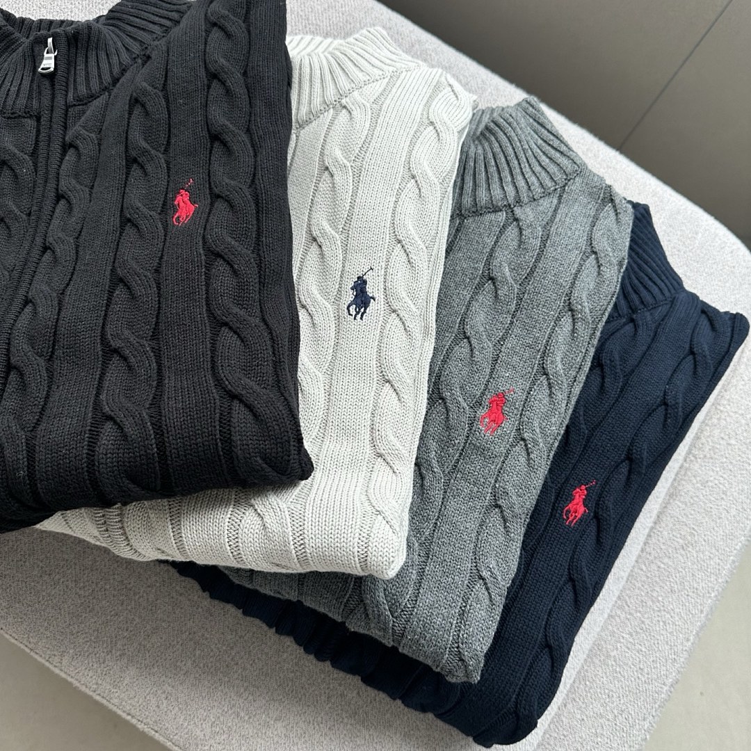 A2592 Rauph Lauren men sweater zipper model — תמונה 16