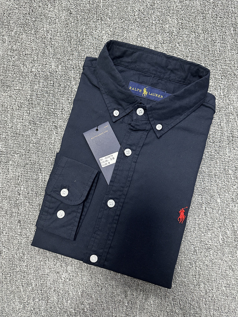Ralph Lauren The Iconic Solid Cotton Button-Down · A2576 — תמונה 6