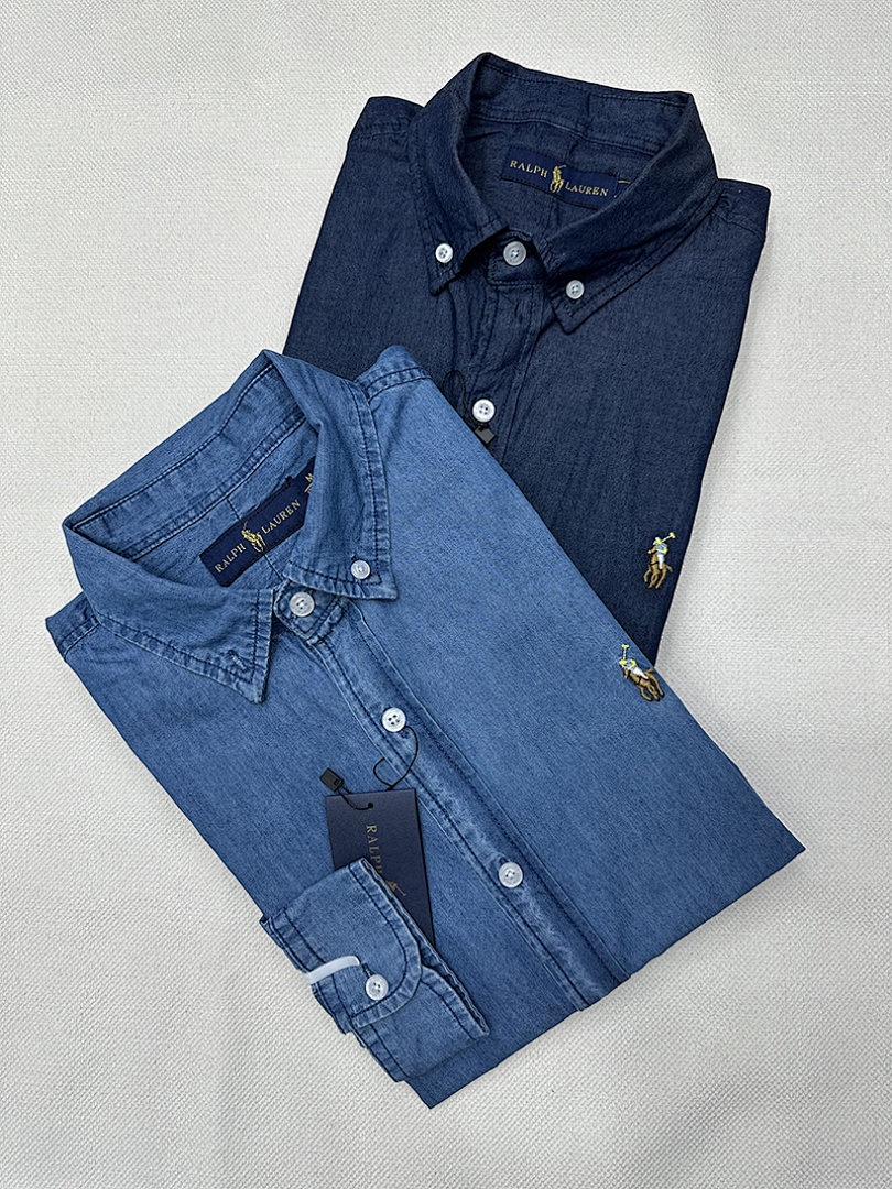 Ralph Lauren Custom Fit Denim Shirt · A916 — תמונה 21