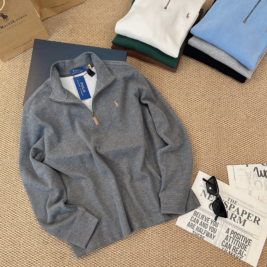 Ralph Lauren Estate-Rib Quarter-Zip Pullover · A2909 — תמונה 29
