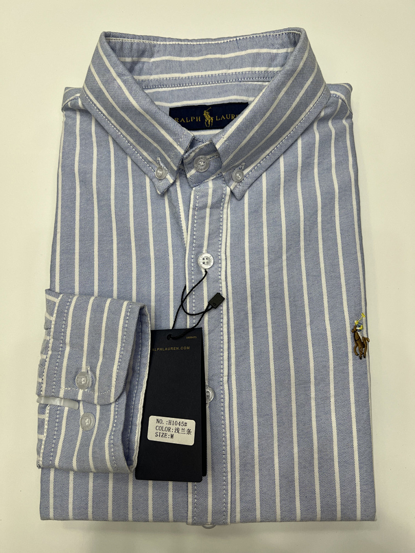 Ralph Lauren Striped Oxford Shirt · A2309 — תמונה 6