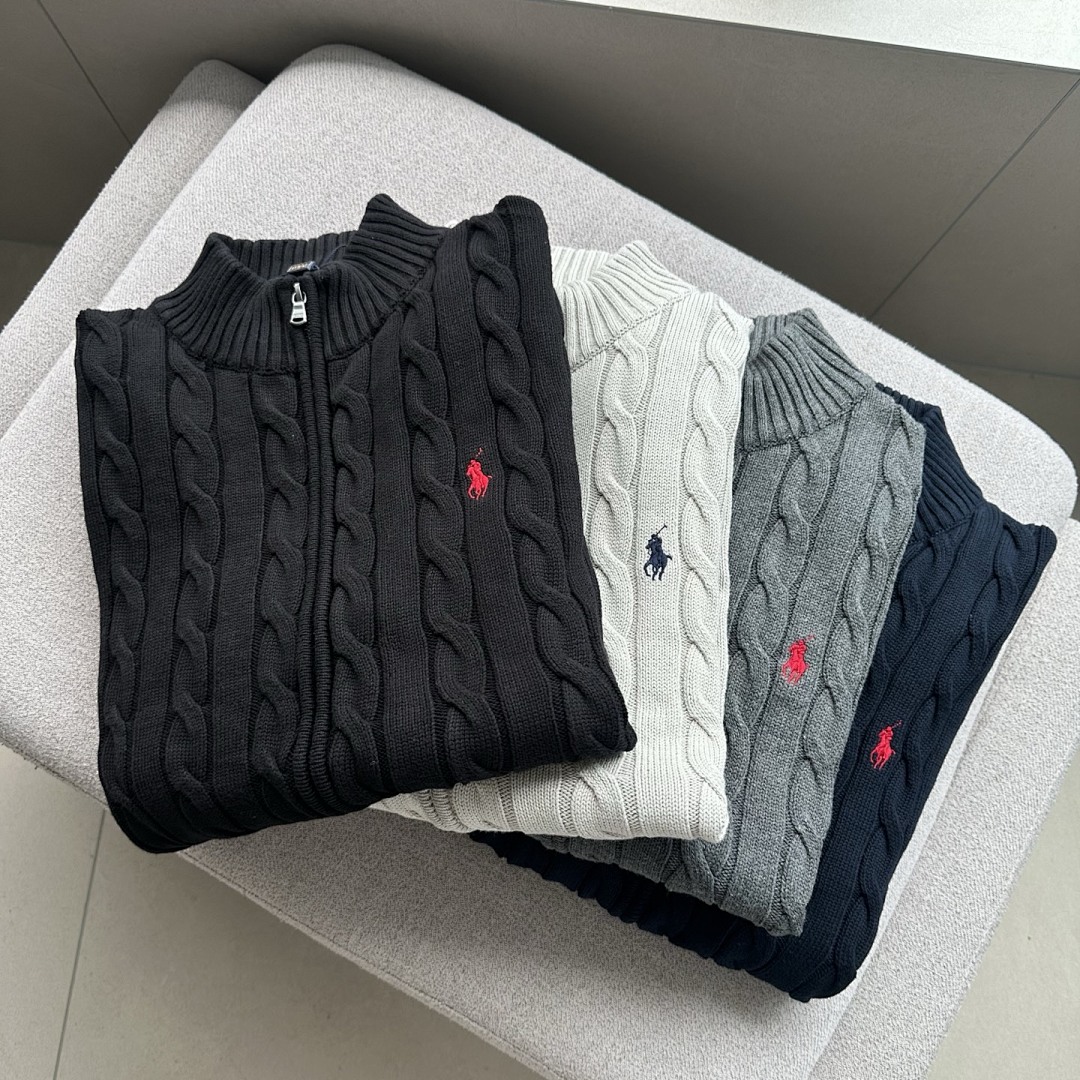 A2592 Rauph Lauren men sweater zipper model — תמונה 17