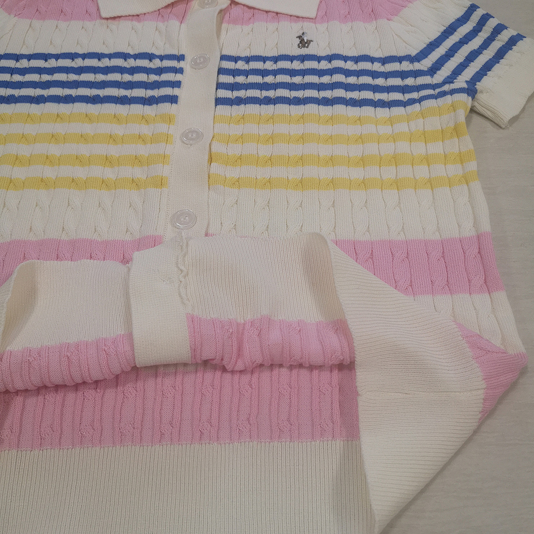 Ralph Lauren Stripe Cable-Knit Polo Set · A2377 — תמונה 10