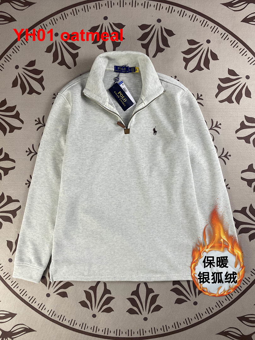 Ralph Lauren Luxury Jersey Quarter-Zip Pullover · A2755 — תמונה 15
