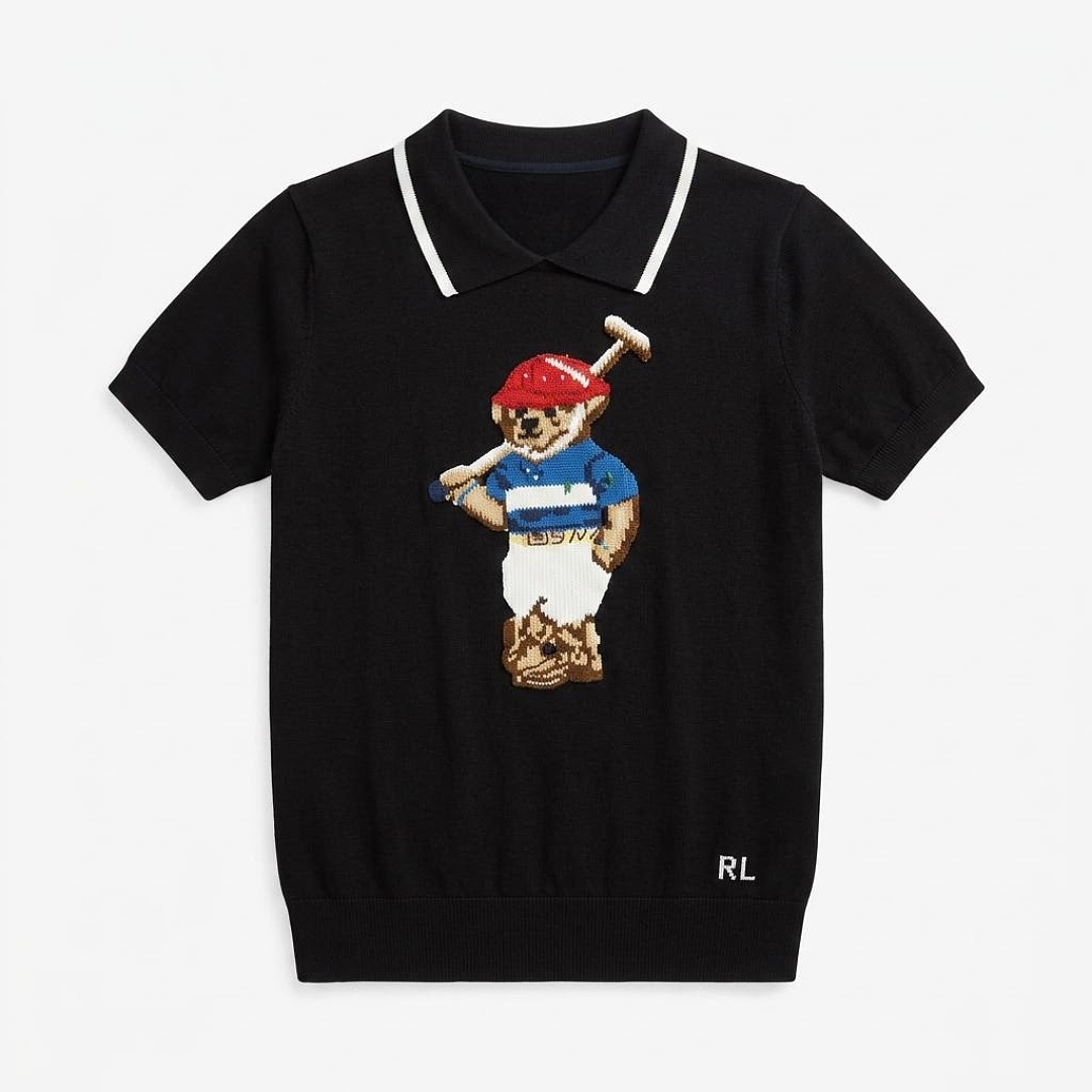 Ralph Lauren Polo Bear Jersey T-Shirt · A3395 — תמונה 16