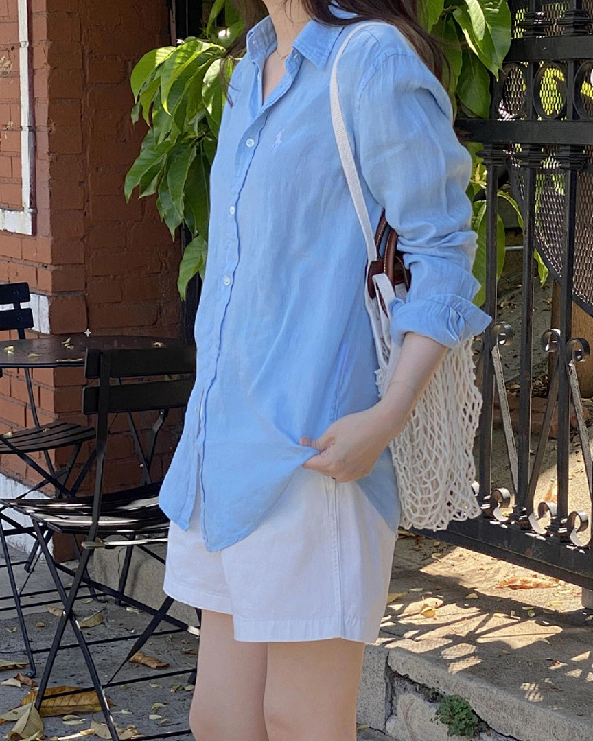 Ralph Lauren Classic Fit Linen Shirt · A2396 — תמונה 29