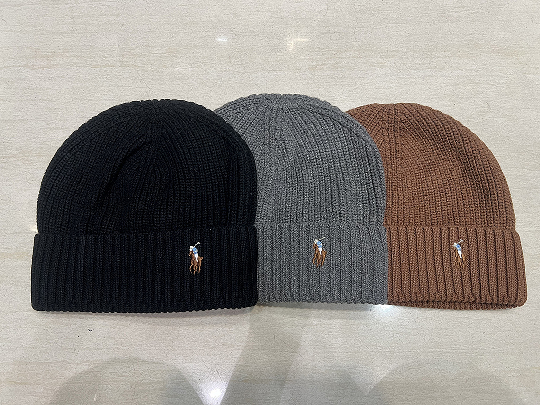 Ralph Lauren Signature Cuff Beanie · A2781