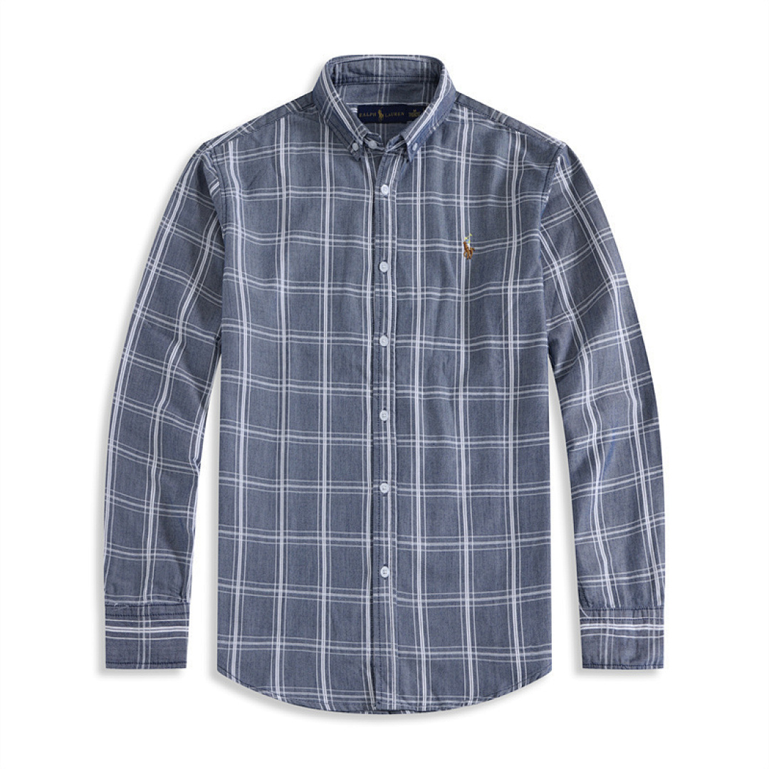 Ralph Lauren Classic-Fit Plaid Button-Down Cotton Shirt · A2862 — תמונה 16