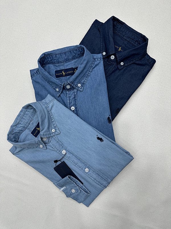Ralph Lauren Custom Fit Denim Shirt · A916 — תמונה 15