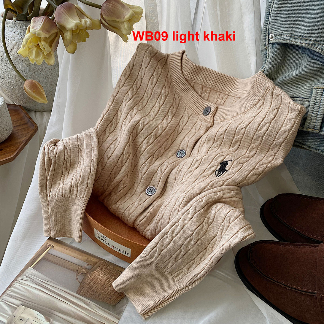 Ralph Lauren Cable-Knit Cotton Cardigan · A2092 — תמונה 3