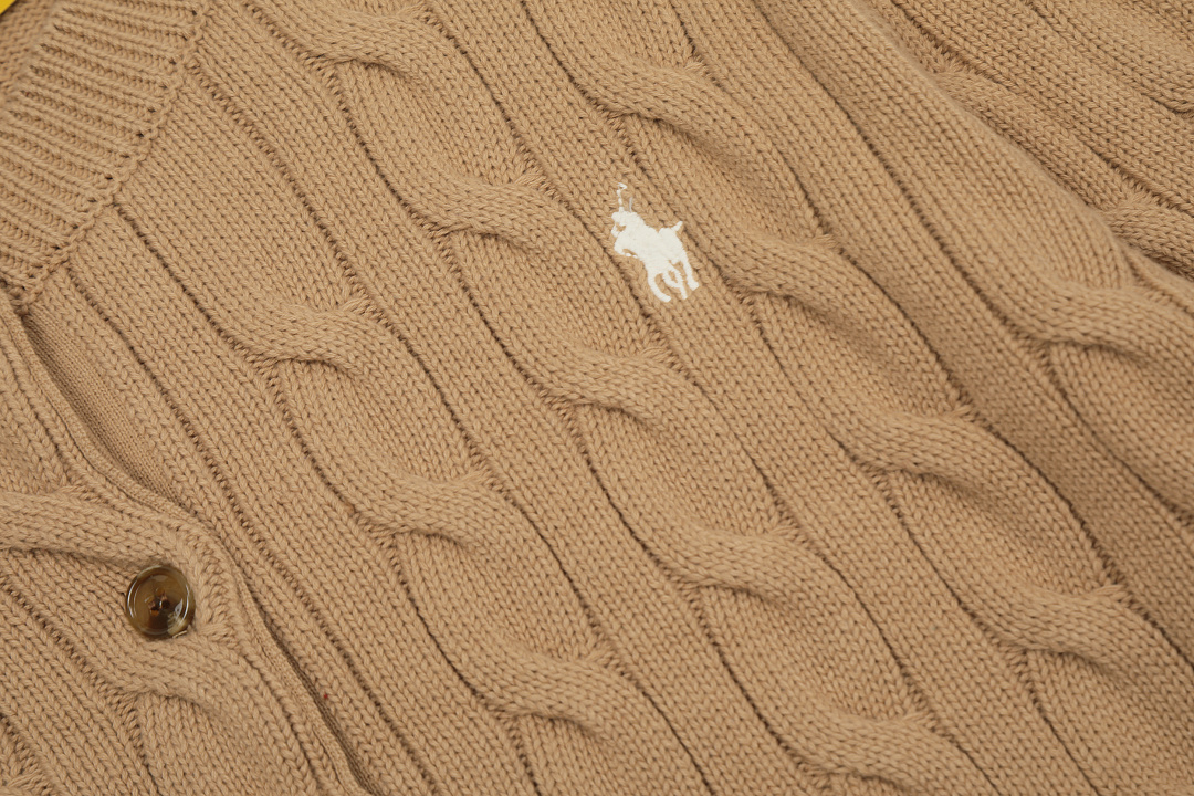 Ralph Lauren Cable Knit Cotton Cardigan · A3415 — תמונה 11