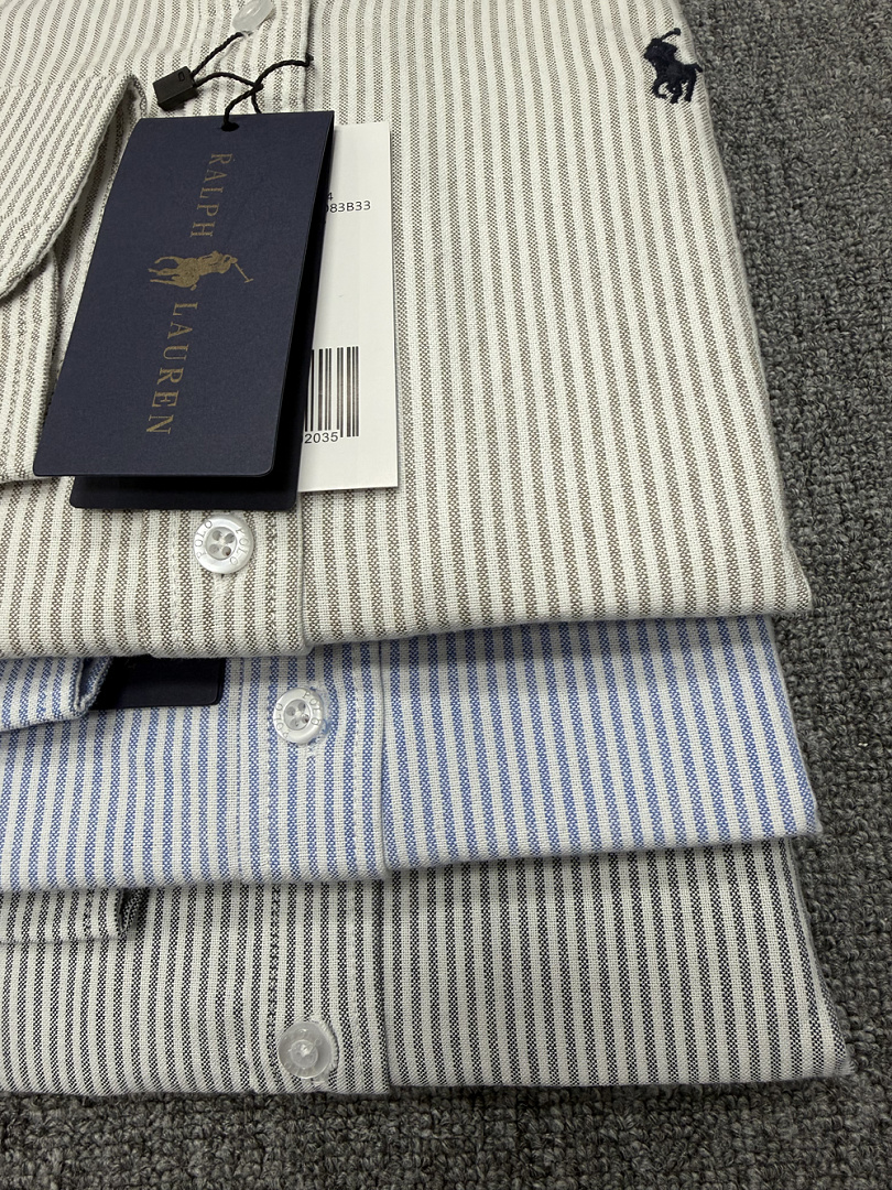 Ralph Lauren Striped Oxford Shirt · A3208 — תמונה 17