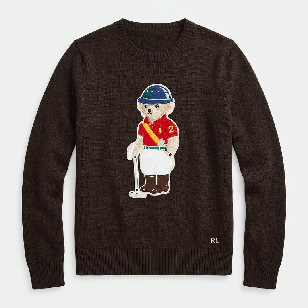Ralph Lauren Polo Bear Cotton Crewneck Sweater · A3396 — תמונה 19