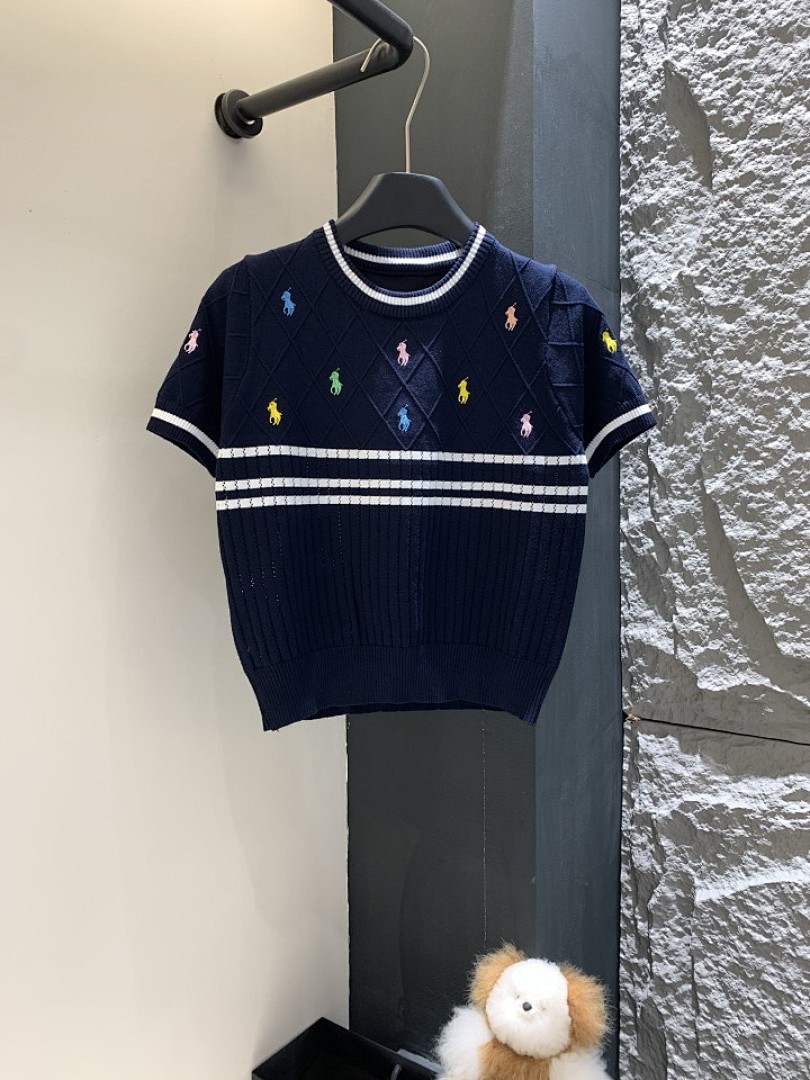 Ralph Lauren Multicolor Pony Knit Top · A2380 — תמונה 10