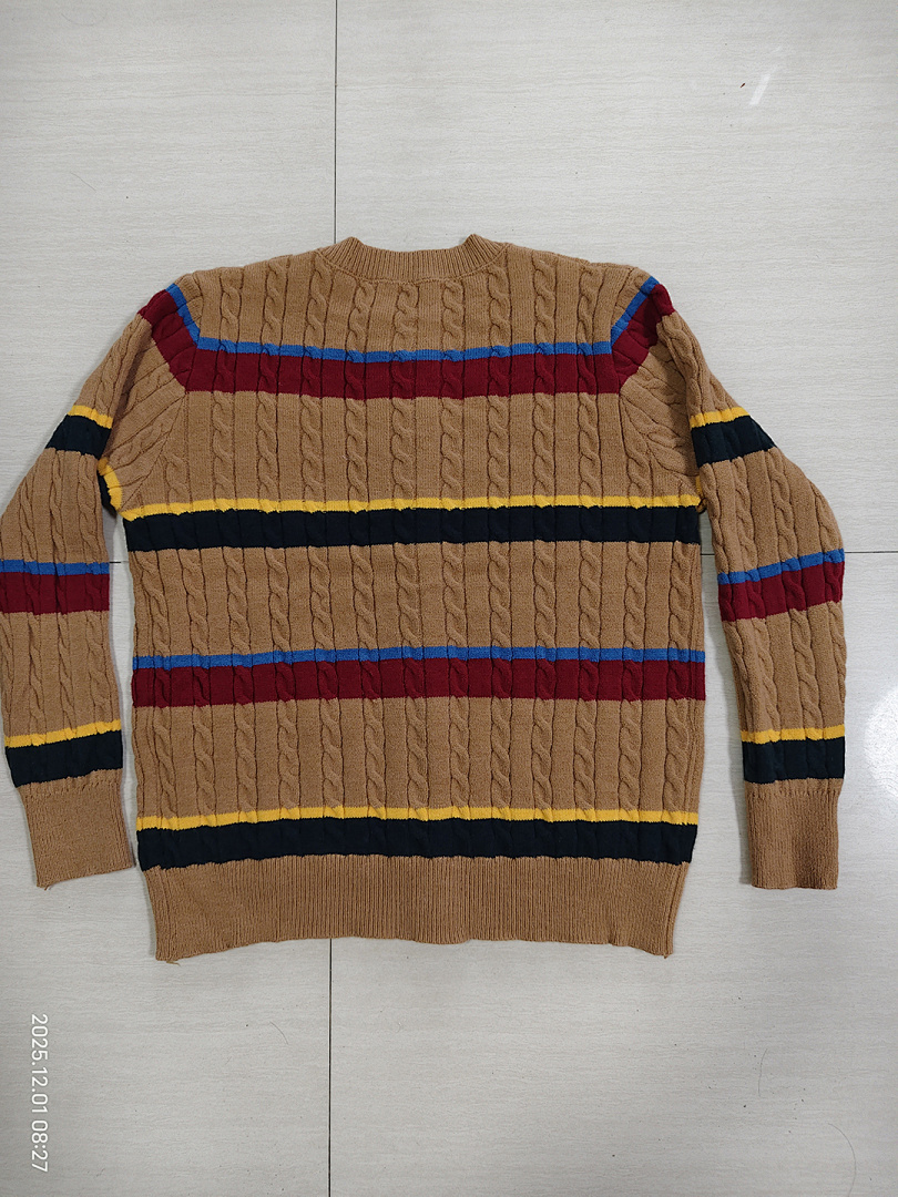 Ralph Lauren Stripe Cable Cardigan · A2780 — תמונה 3