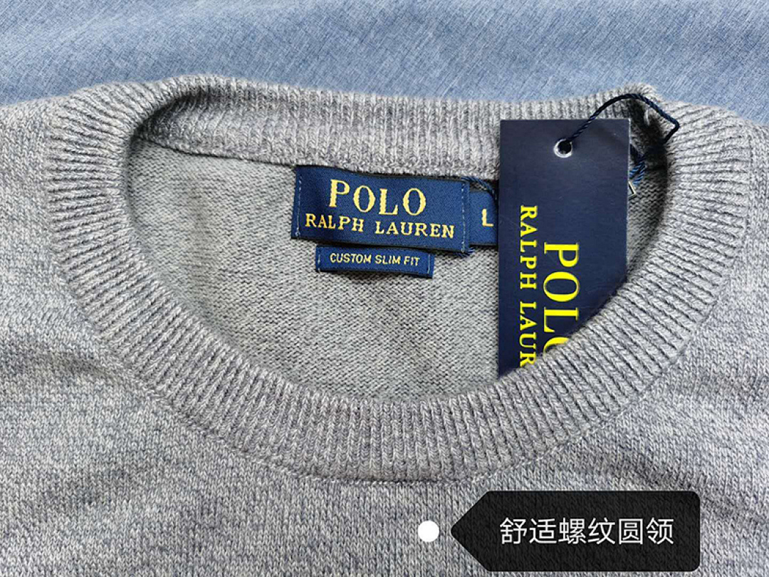 Ralph Lauren Textured Cotton Crewneck Sweater · A843 — תמונה 5