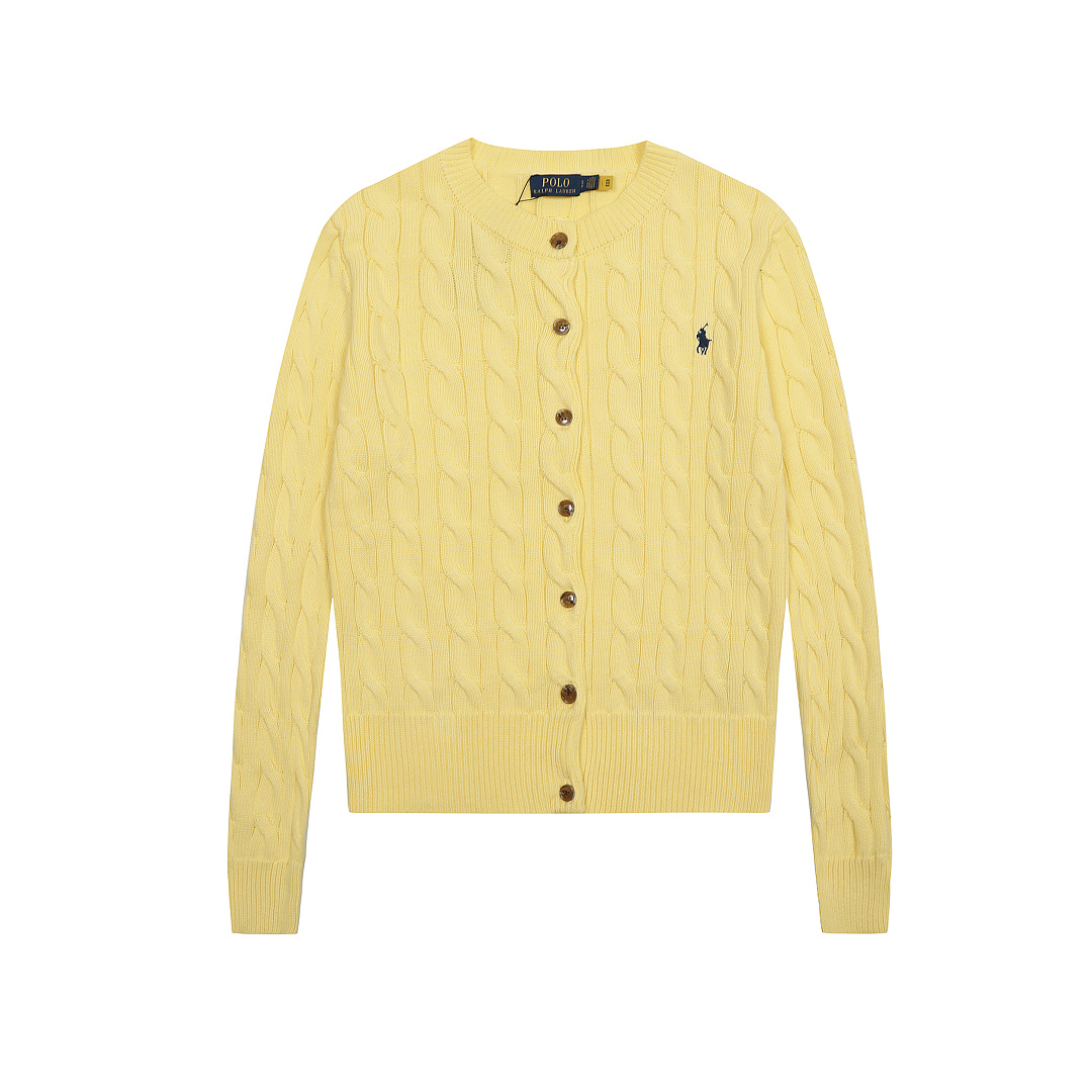 Ralph Lauren Cable Knit Cotton Cardigan · A3415 — תמונה 30