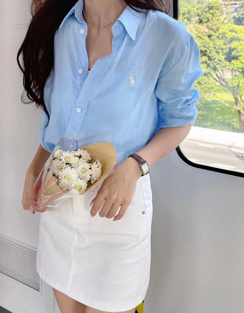 Ralph Lauren Classic Fit Linen Shirt · A2396 — תמונה 30