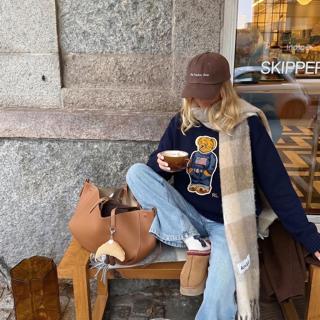 Ralph Lauren Polo Bear Cotton Crewneck Sweater · A3396 — תמונה 32