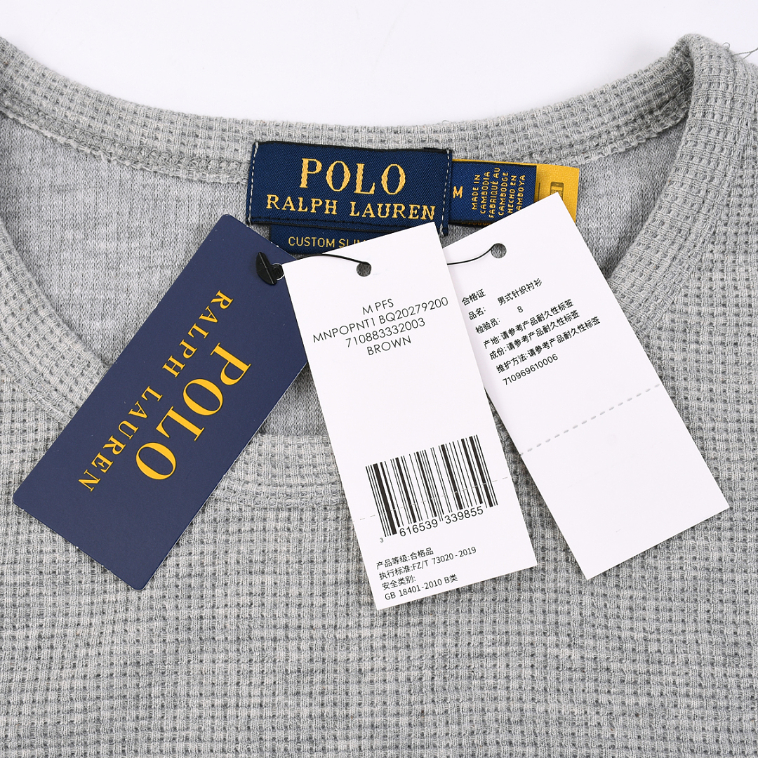Ralph Lauren Waffle LS T-shirt · A3095 — תמונה 12