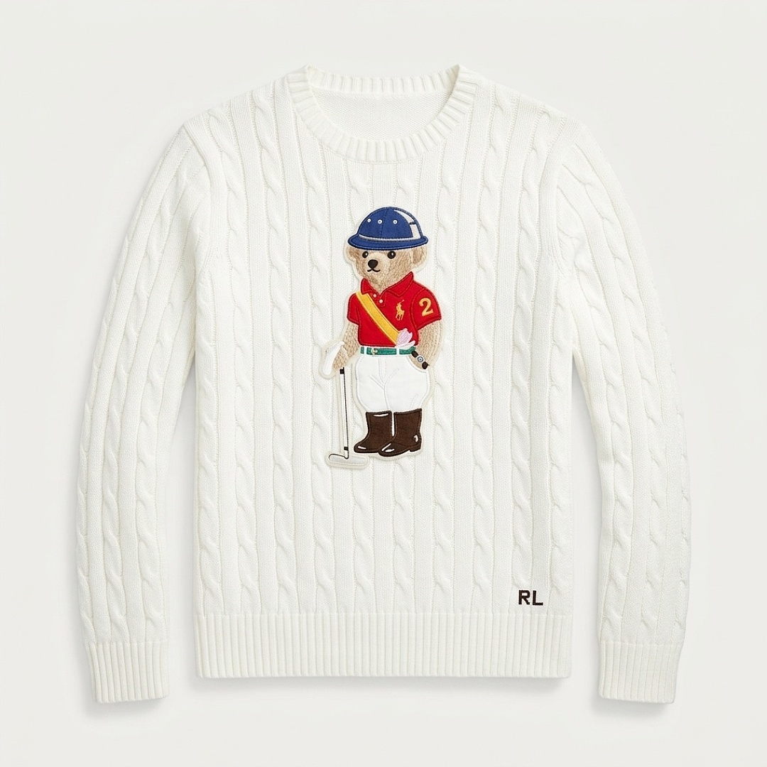 Ralph Lauren Polo Bear Cotton Crewneck Sweater · A3396 — תמונה 17